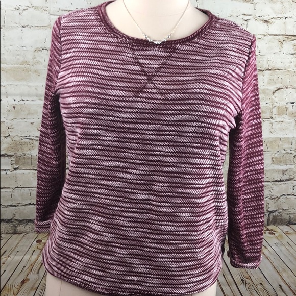 New Direction Weekend Burgundy Sweater - Picture 8 of 8